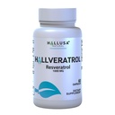 Hallusa Natural Resveratrol Supplement 1000mg, 60 Capsules, Antioxidant Supplement for Anti-Aging, Polyphenol Cuspidatum Root Extract, Gluten Free, Non-GMO