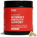 Freshly Moms Ayurvedic Fertility Supplements for Women | Ovulation, Hormonal Balance & Cycle Support | Maca Root, Vitex, & Vitamins | Vegan | 90 Capsules - OSH Wellness