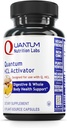 Quantum Nutrition Labs HCL Activator - Pepsin Digestive Enzymes συμπλήρωμα για την ιδανική Digestive λειτουργία για άνδρες και γυναίκες, χαμηλό στομαχικό οξύ, θρεπτική απορρόφηση - 90 κάψουλες χορτοφάγων