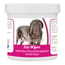 Healthy Breeds Neapolitan Mastiff Ear Cleaning Wipes with Aloe & Eucalyptus for Dogs 100 Count