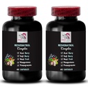 Berry Antioxidants - RESVERATROL COMPLEX - Daily Support, Powerful Antioxidants, Hydration Balance, Noni Power, Acai Berry Strength, Nutrient Boost, Refreshing Blend, Blueberry Power 2 Bot 120 Caps