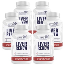 Liver Renew - Liver Cleanse Detox & Repair - Liver Support Supplement with Artichoke Extract, Milk Thistle, Dandelion and Turmeric - 360 Capsules