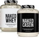 NAKED Grass Fed Protein Bundle: 5LB Χωρίς γεύση Ορός γάλακτος και 5LB Άγευστη καζεΐνη