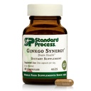 Standard Process Ginkgo Synergy - Brain Health Support Supplement - Supplement with Ginkgo Biloba Extract, Organic Buckwheat Powder & Gotu Kola to Support Antioxidant Activity - 40 Capsules