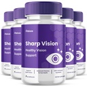 (5 Pack) Sharp Vision Eye Supplement, Sharpe Vision Capsules for Advanced Healthy Eyesight Retina Support Formula, SharpVision Pills Clear Eyes Sharper Vision Improvement Vitamins Formula (300 Ct)