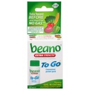 GoodSense Nighttime Cold & Flu Liquid Medicine 12 Fl Oz, Cherry Flavor + beano to Go Gas Prevention Tablets, 12 Count