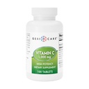 GeriCare Vitamin C 1000 mg – High Potency 100 Tablets – Supports Immune Function, Enhances Skin Care with Collagen Production, Aids in Iron Absorption, and Vascular System Health