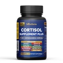 11in1 Cortisol Plus Supplement, 11in1 Ashwagandha and Natural Herbal Complex Vitamin Blend for Daily Mood, Focus and Sleep, Suitable for Women and Men 60 Capsules