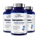 1MD Nutrition CurcuminMD Plus - Turmeric Curcumin with Boswellia Serrata - 285x More Absorbable | Joint Stiffness, Muscle Recovery, and Mood Support | 180 Capsules (3-Pack)