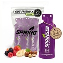 SPRING Energy Gel – 250kcal | with Caffeine (50 mg) | Wholesome, Stomach Friendly, Vegan | Nuts & Berries | Speednut| No Rice Syrup. No Maltodextrin. No Preservatives 20 Pack