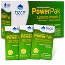 Trace Minerals | Power Pak Electrolyte Powder Packets | 1200 mg Vitamin C, Zinc, Magnesium | Boost Hydration, Immunity, Energy, Muscle Stamina | Lemon Lime | 30 Packets