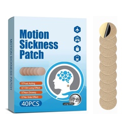 KUNHAOH Motion Sickness Patches for Adults and Kids(Travel Essentials 2026),Ship-EEZ Sea Sickness Patch(Non-Drowsy & Lasts 72 Hours)-for Car and Boat Rides, Ships, Cruise and Airplane(40 Count)