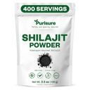 Purisure Shilajit Supplement Powder, 100g, Pure Himalayan Mineral with Fulvic Acid Powder, 12:1 Pure Fulvic Minerals Compound for Energy Supplement, 400 Servings