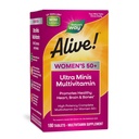 Nature's Way Alive! Ultra Minis Multivitamin for Women 50+, Complete Daily Women's Vitamins, High Potency Formula, Promotes Energy Metabolism and Muscle Function*, with Methylated B12, 180 Tablets