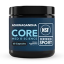 Core Med Science KSM-66 Ashwagandha Supplement - NSF Certified for Sport - Herbal Supplement for Stress, Corti D sol Support & Athletic Recovery for Men & Women - 60 Capsules