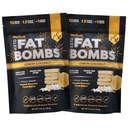 MariGold Keto Fat Bombs - Lemon Coconut - Low Carb, Collagen Rich, Grass-fed Ghee, Organic Cocoa Butter, Gluten-Free, Non-GMO (2 bags, 5 Servings Each)