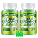 Citrus Bergamot 1500mg, Citrus Bergamot Gummies for Healthy Cholesterol, Bergamot Supplements 25:1 Extract from Italy Bergamot, Resveratrol & Niacin - Gluten Free, 120 Count