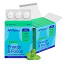 Neuro Energy & Focus Gum, Extra Strength - 100mg Natural Caffeine Gum & Nootropic Energy Supplement with L-Theanine & B Vitamins - Sugar Free, Vegan - Spearmint, 54ct