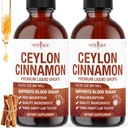NEW AGE Ceylon Cinnamon Tincture Drops - Liquid Cinnamon Supplements for Overall Support - Cinnamomum Verum Bark Extract - Vegan, Sugar & Alcohol-Free, Non-GMO - 4 fl oz