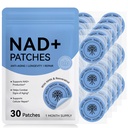 ISUNRISE NAD Patches for Women & Men, NAD+ Patches with NMN & Resveratrol for Anti-Aging and Wellness Support, 30 Count