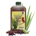 Aloe Vera, Hibiscus (Jamaica) Herbal Supplement – 33.8 fl oz (1.05 qt / 1L) – with Vitamin C for Digestive & Immune Support