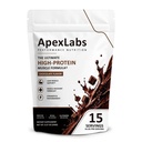 Protein Powder for Men, Workout Supplement, Post-Exercise Recovery, Chocolate, Vegan, Gluten-Free, 15 Servings