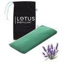 Lotus Lavender Eye Pillow with Flaxseed – Weighted Aromatherapy Mask for Meditation, Yoga & Relaxation – Spa Gift for Women & Men