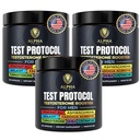 Alpha Tribe Test Protocol - Elite Natural Testosterone for Men | Testosterone Supplement for Men with Ashwagandha & Tongkat Ali (120 Count Pack of 3)