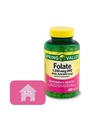 Spring Valley Folate Dietary Supplement, 1,333 mcg, 400 Count + STS Home Fridge Magnet.