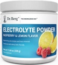 Dr. Berg Zero Sugar Hydration Keto Electrolyte Powder - Ενισχυμένο w/ 1000 mg Κάλιο & Αλάτι Real Ιμαλαΐων (NOT Table Salt) - Βατόμουρο & Λεμονί Συμπλήρωμα Ενυδάτωσης Ποτού - 50 Σερβιέτες