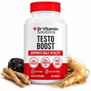 Testosterone Booster for Men - Tongkat Ali, Ashwagandha 300mg, Shilajit 250mg, Fenugreek, Panax Ginseng, Zinc, Vitamin D3 & Boron - Stamina Energy & Strength Support, 120 Capsules