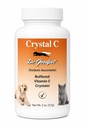 Crystal-C by Dr. Goodpet | Buffered Vitamin C Powder for Dogs and Cats, Ascorbate for Immune System Support, Stress Defense, Gum Care & Oral Health | Gentle for Digestion, Natural Pet Supplement