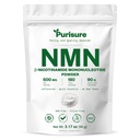 Purisure Pure NMN Powder Nicotinamide Mononucleotide Quick Dissolved NMN Supplement Powder 100% Unflavored NMN Supplement Supports NAD+ Levels Vegan Friendly Non-GMO, 90g