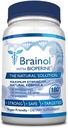 Brainol - The Smartest Choice for A Brain Booting Nootropic - Ενισχύστε την ψυχική απόδοση, εστίαση και σαφήνεια - Με DMAE, Huperzine A, BioPerine - Vegan-Friendly - 180 κάψουλες - 3 Μήνες προσφοράς
