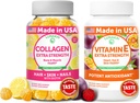 Lunakai Collagen and Vitamin E Gummies Bundle - Non-GMO Anti Aging Supplements for Men & Women - Natural Gummy with Vitamin C & 250 mg Natural VIT E