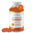 Vitamin D3 10000 IU & Vitamin K2 Gummies - Extra Strength, Sugar-Free, High Absorption - Bone, Joint, Immune, Heart, Brain & Mood Support - Non-GMO, Gluten-Free, Fiber-Based with Prebiotics, 30 Count