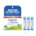 Boiron Cuprum Metallicum 6C Homeopathic Medicine for Nighttime Leg Cramp Relief, Muscle Cramps, and Spasms - 3 Count (240 Pellets)