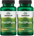 Swanson PectiPure Modified Citrus Pectin-Supports Digestive Health and Cellular Health-Delivers Minimum of 82% Galacturonic Acid-Natural Wellness Supplement (60 Capsules, 600mg Each) (Pack of 2)