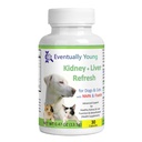 𝗘𝘃𝗲𝗻𝘁𝘂𝗮𝗹𝗹𝘆 𝗬𝗼𝘂𝗻𝗴 Cat Kidney Support for Dog & Cat with NMN & Fisetin - Super Phosphate Binder Kidney and Liver Supplement for Feline, Canine Healthy Aging & Longevity NAD+ (30 Caps)