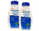 Rugby Calcium Carbonate 500mg Antacid Tablets Peppermint, Regular Strengh, 150 Chewable Tablets - 2 Pack