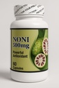 Noni 500mg | Dietary Supplement | 60 Capsules | Made with Noni Fruit Extract | Convenient Capsule Format | Daily Use Option for Personal Care | Premium Quality Bottle Presentation