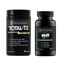 Nugenix T2 and NMN - Total Testosterone Booster, Nitric Oxide Booster, NMN Supplement, Boost NAD+ Levels, Cellular Function, Boost Nitric Oxide, Performance and Vitality - Bundle
