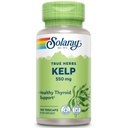 SOLARAY Kelp 550 mg with Folic Acid for Healthy Thyroid Function, Energy & Metabolism Support | Non-GMO | 100 VegCaps