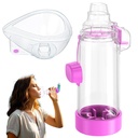Easy-to-Use Inhaler Spacers for Kids & Adults - Metered Dose Inhalers; RTC 21-A; OTC MDI Compatible, Lightweight & Travel-Friendly Nessi Spacer OTC (Purple, Adult)