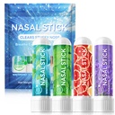 Nasal Stick 4 Pack,Nose Inhaler Stick,Nasal Inhaler,Boost Energy Set,Sinus & Congestion Relief, Daily Relaxation, Stress Relief, Pure Natural Ingredients