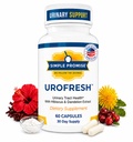 UroFresh Urinary Tract Support for Women - 1000 mg D-Mannose with Cranberry, Hibiscus & Dandelion - Bladder Health Supplement for Daily Urinary Wellness and Comfort - 60 Capsules - 30-Day Supply