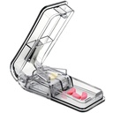 Pill Cutter for Small Large Pills, Pill Splitter with Easy-Cut Stainless Steel Blade, Tablets Cutter for Safely Cut Pills of Various Sizes