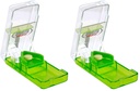 EZY DOSE Ezy Dose Pill Cutter with Safety Shield │Safely Cut Pills and Vitamins │Pill Splitter, Colors May Vary (Pack of 2)