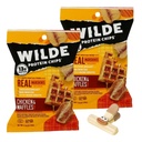 Wilde Protein Chips – 2 Pack Wilde Snacks Chips Protein & Waffle – Protein Snacks for Adults – Healthy Chips and Keto Chips – Protein Snack Alternative to Popcorners, Masa Chips, Kale Chips with Plastic a Random Item