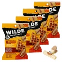 Wilde Protein Chips – 4 Bags Protein Snacks for Adults – Healthy Chips and Keto Chips – Protein Snack Alternative to Popcorners, Whisps and Kale Chips with Plastic a Random Item